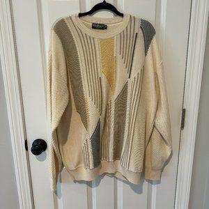 Vintage Cotton Norm Thompson Crew‎ Neck Pullover Sweater - Size Extra Large